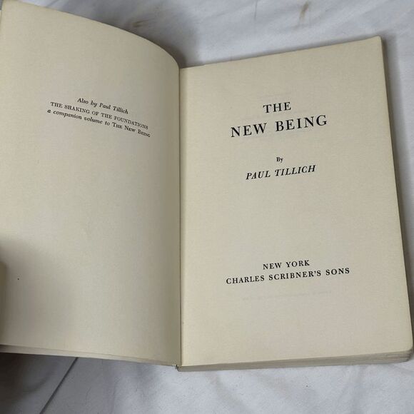 The New Being by Paul Tillich (1955, Charles Scribner's Sons New York) - Picture 5 of 6